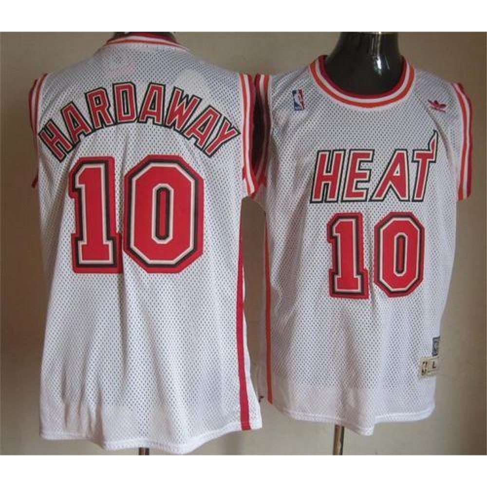 Game Day Authentic Men's Heat #10 Tim White Basketball Jersey