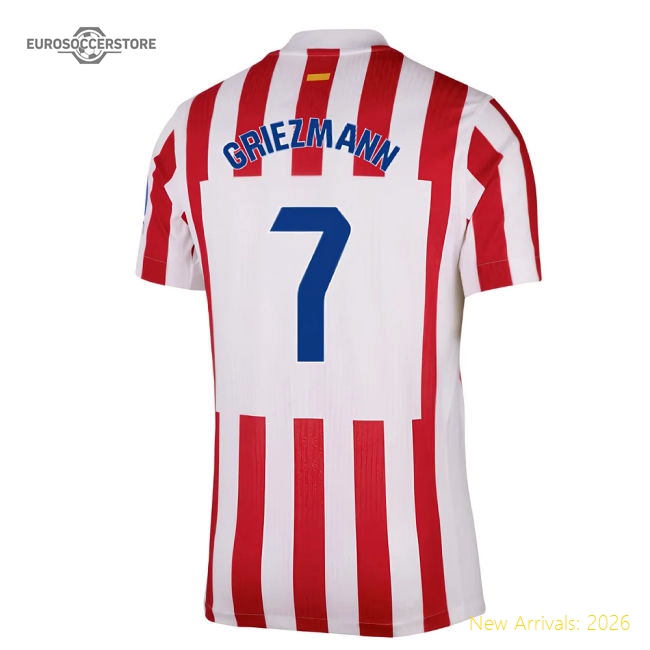2025-2026 Atletico Madrid Home Player Issue (griezmann 7)