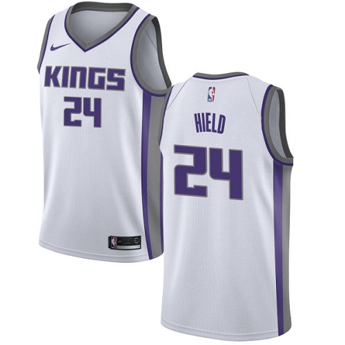Official Kings NBA Swingman Jersey #24 Buddy Hield 2024 Icon - White