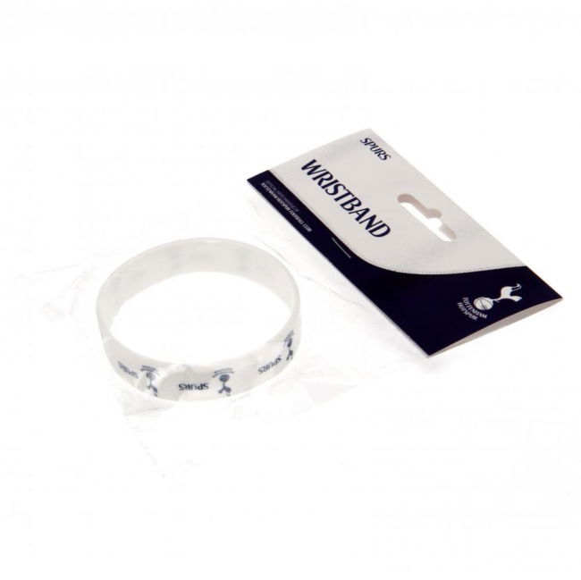 Men's Tottenham Hotspur FC White Silicone Wristband