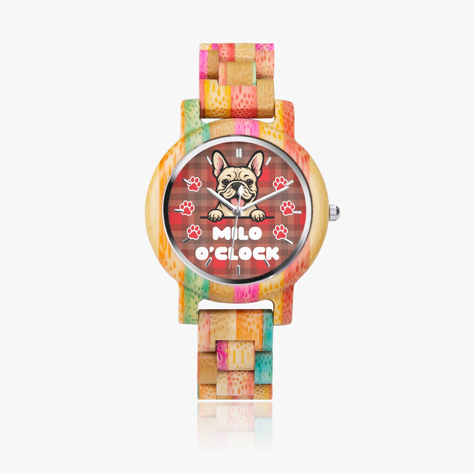 Wooden Watch For Frenchie Lovers Paw Protection | Breed-optimized