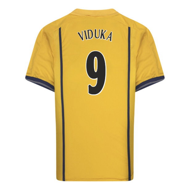 [DDJ] 2001 Leeds United Retro Shirt Away Apparel (VIDUKA 9)