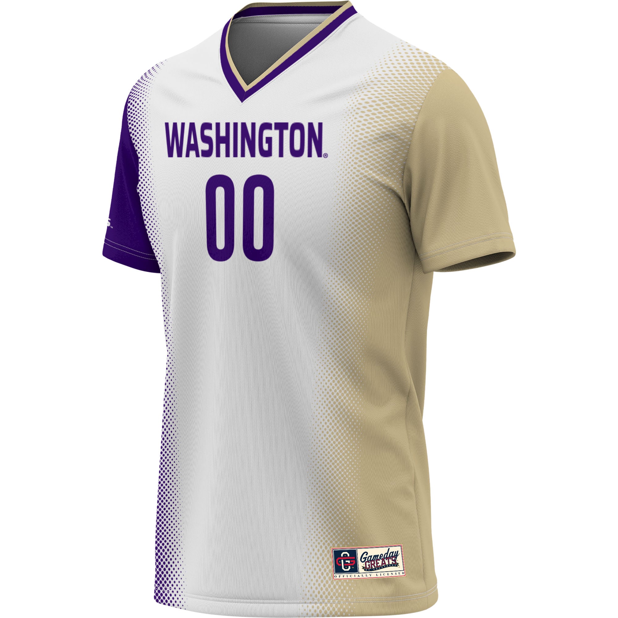 Washington Huskies GameDay Greats Youth NIL Pick-A-Player Lightweight Women's Soccer Jersey - White