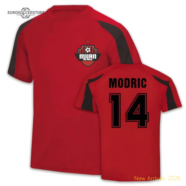 2023-2024 Milan Training Pro-level Jersey Luka Modric Macron Hyperwave