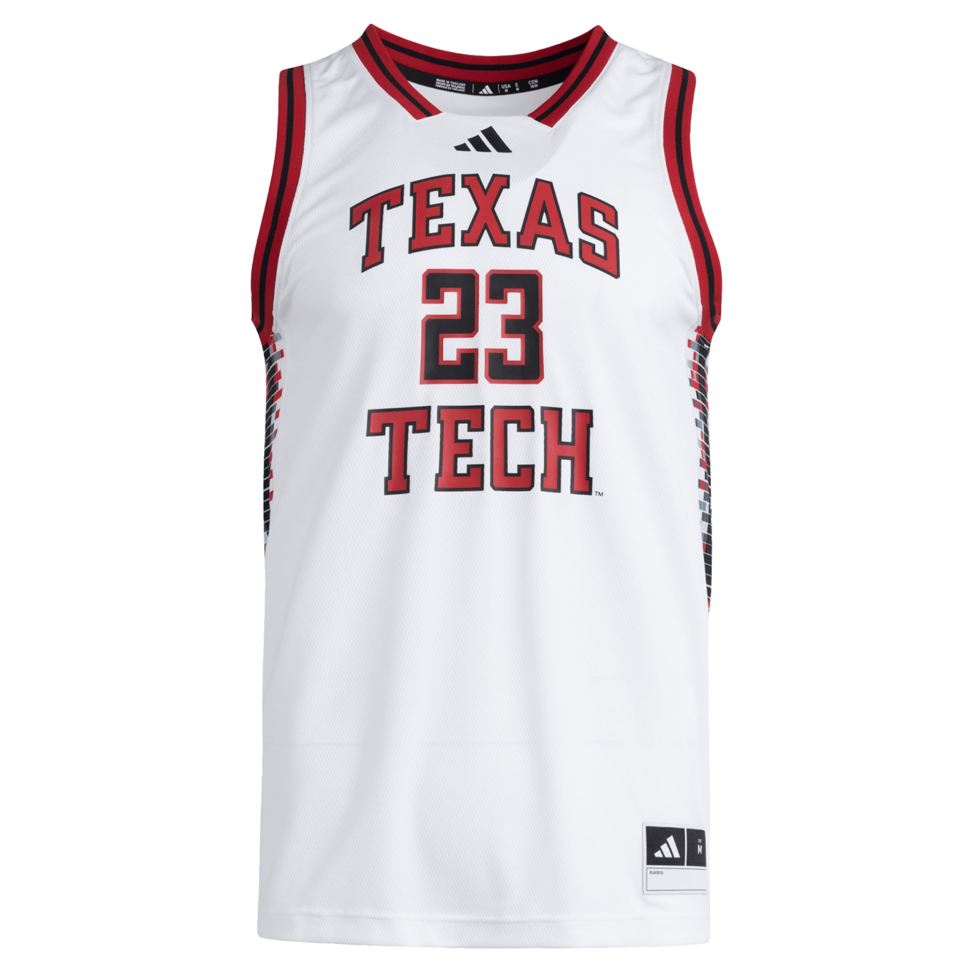 #23 Texas Tech Red Raiders adidas Replica Swingman Jersey - White