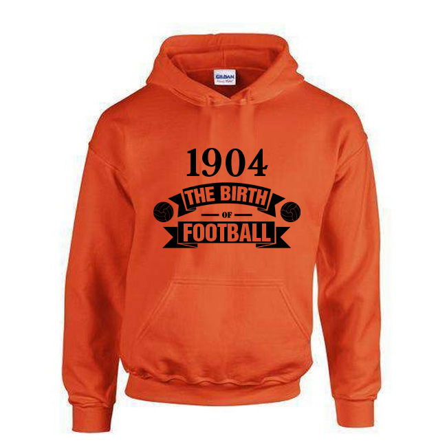 Hull City Birth Of Football Hoody (orange) | Comfortable