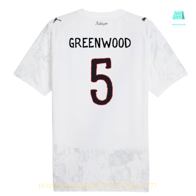 2025-2026 KIDSUPER x Manchester City CWC Shirt (White) (Greenwood 5)