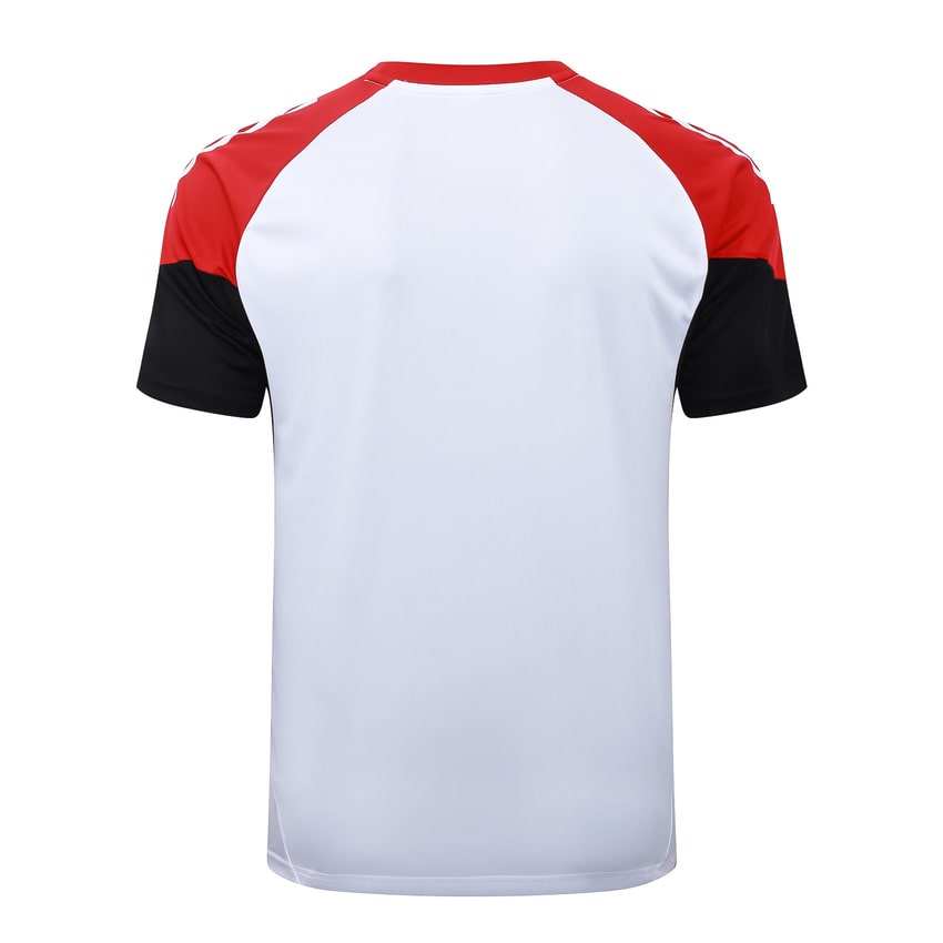Arsenal 2025/2026 White and Red Jersey and Shorts Set