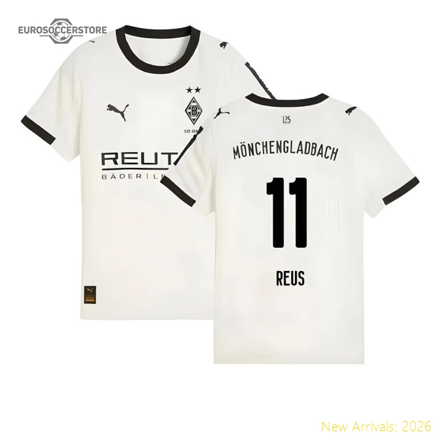 Fan-Favorite 2025-2026 Borussia Mgb Home Shirt (Kids) (Reus 11)