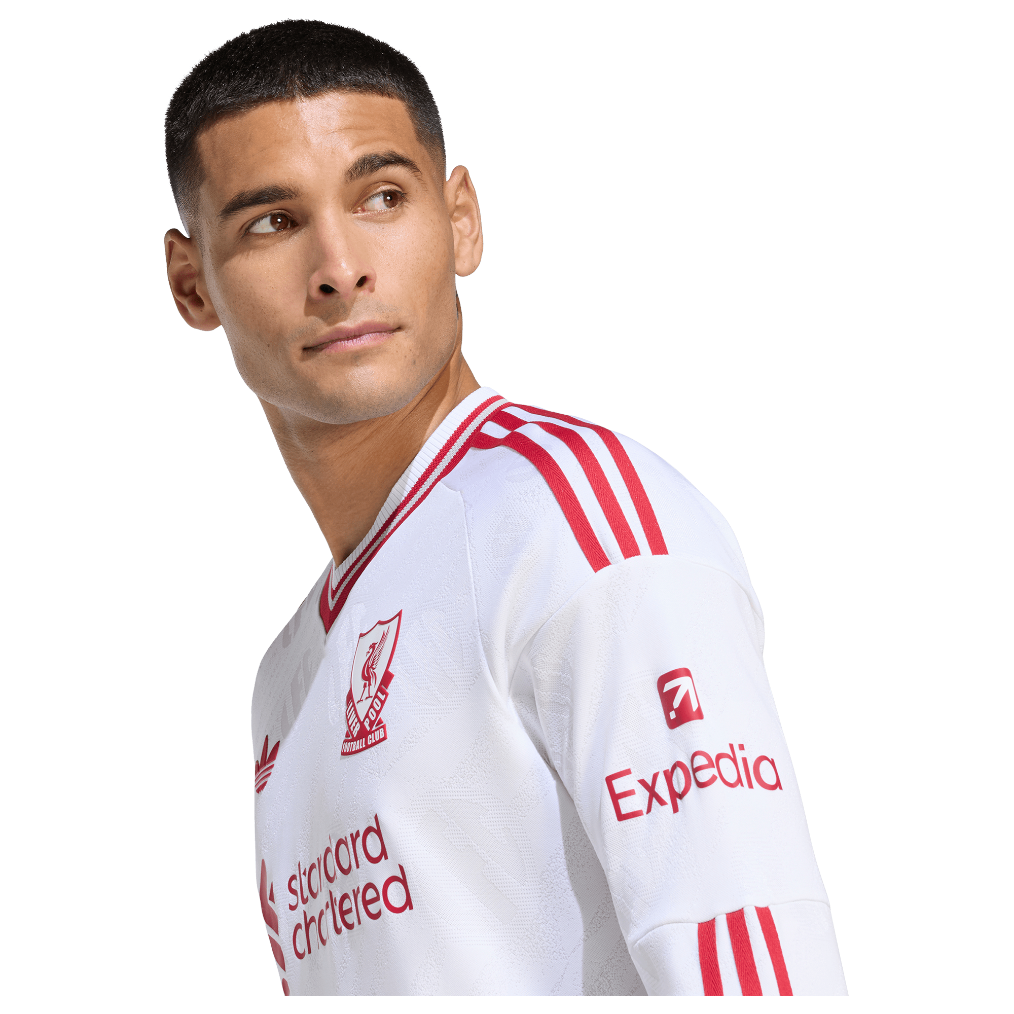 [SJH] Liverpool 2026/27 Away On-Field Authentic Long Sleeve Jersey - White