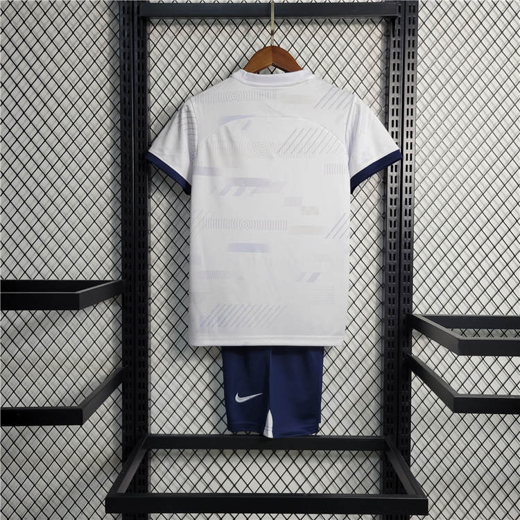 KidsYouth Tottenham Hotspur 2324 Home White Soccer KitShirtShorts -