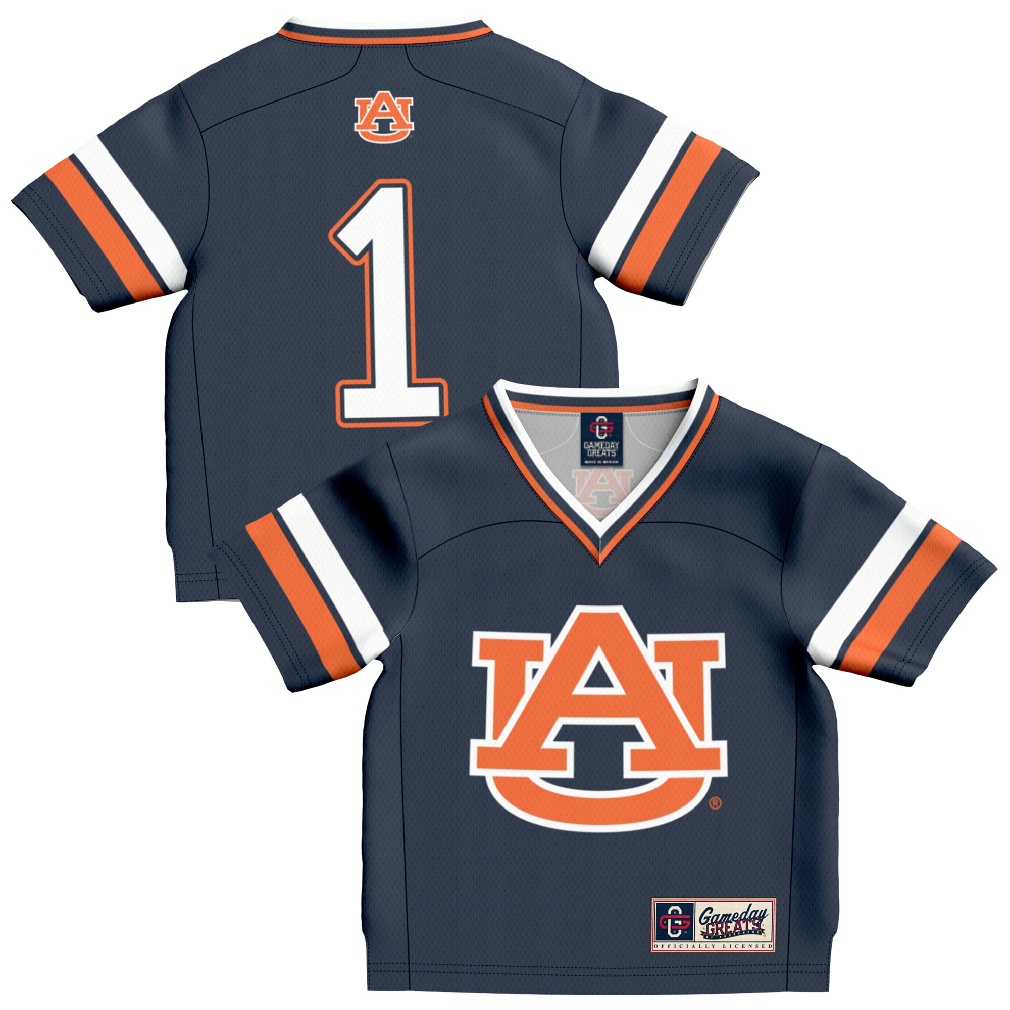 Auburn Tigers GameDay Greats Infant Lightweight Collegiate Football Fashion Jersey - Navy