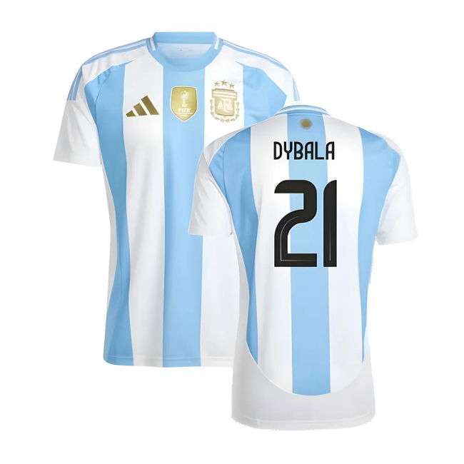 Replica 2024-2025 Argentina Home Shirt (Dybala 21) Kit Match