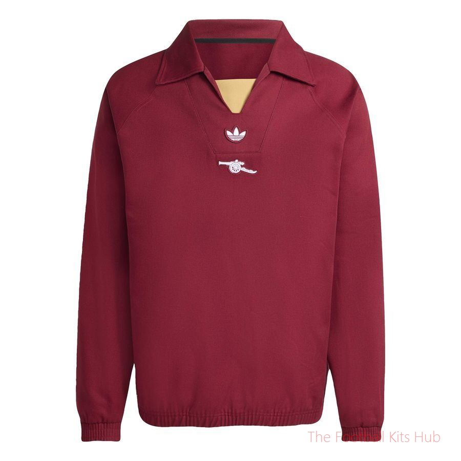 Arsenal Sweatshirt Drill Terrace Icons - Burgundy