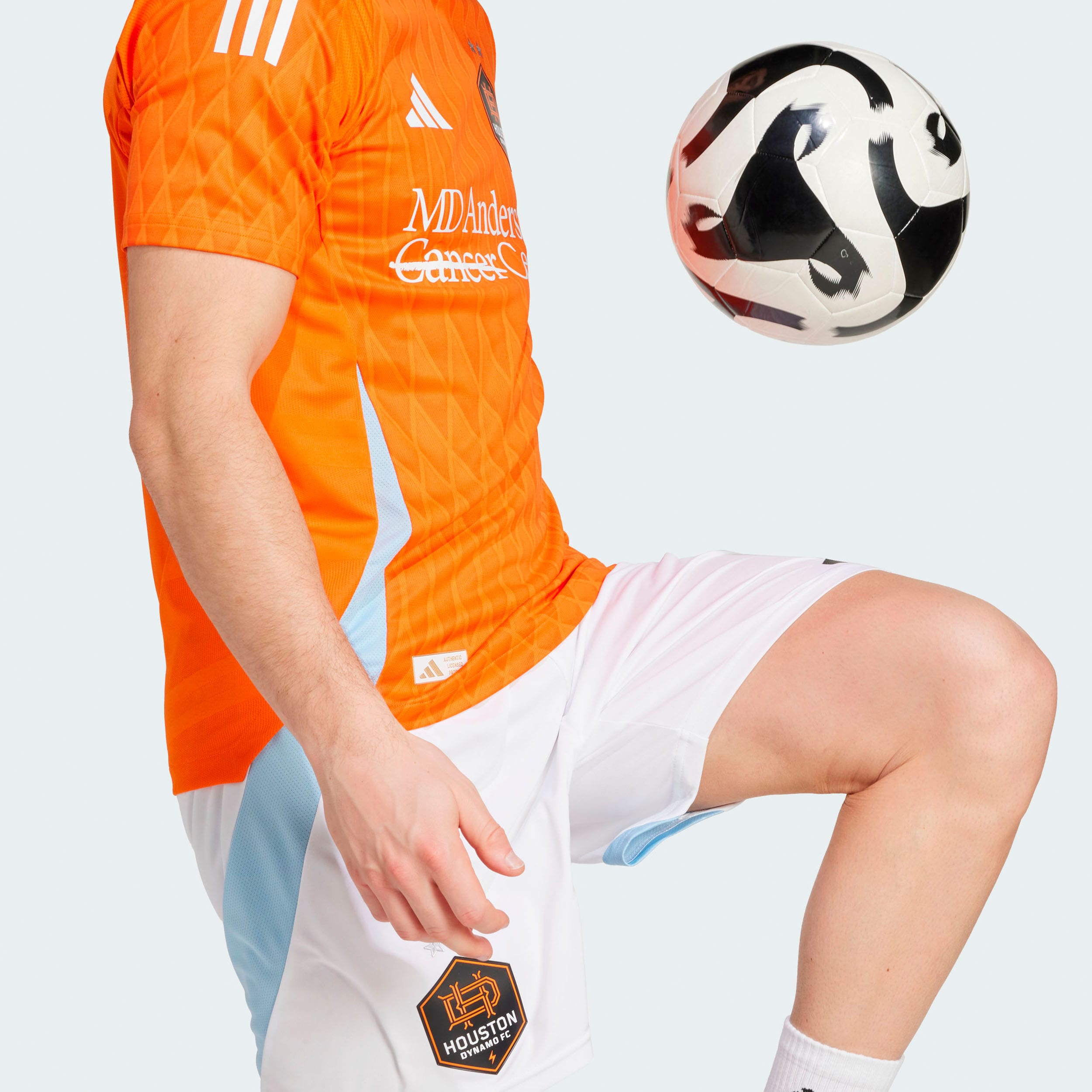 [SJH] Houston Dynamo FC 2025 Season 20 On-Field Authentic Jersey - Orange