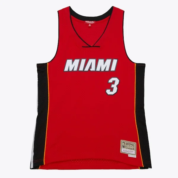 Dwyane Wade MIA Swingman Jersey - fashionable Basketball - Red #1