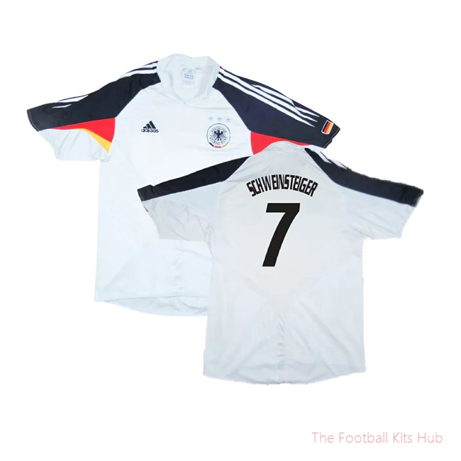 Germany 2004-05 Home Shirt ((Very Good) M) (Schweinsteiger 7)