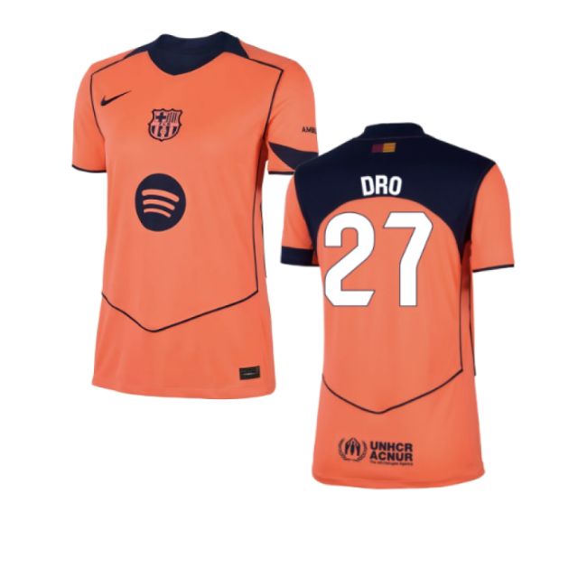 2025-2026 Barca Alternative Jersey (womens) (dro 27) - Fantastic Value