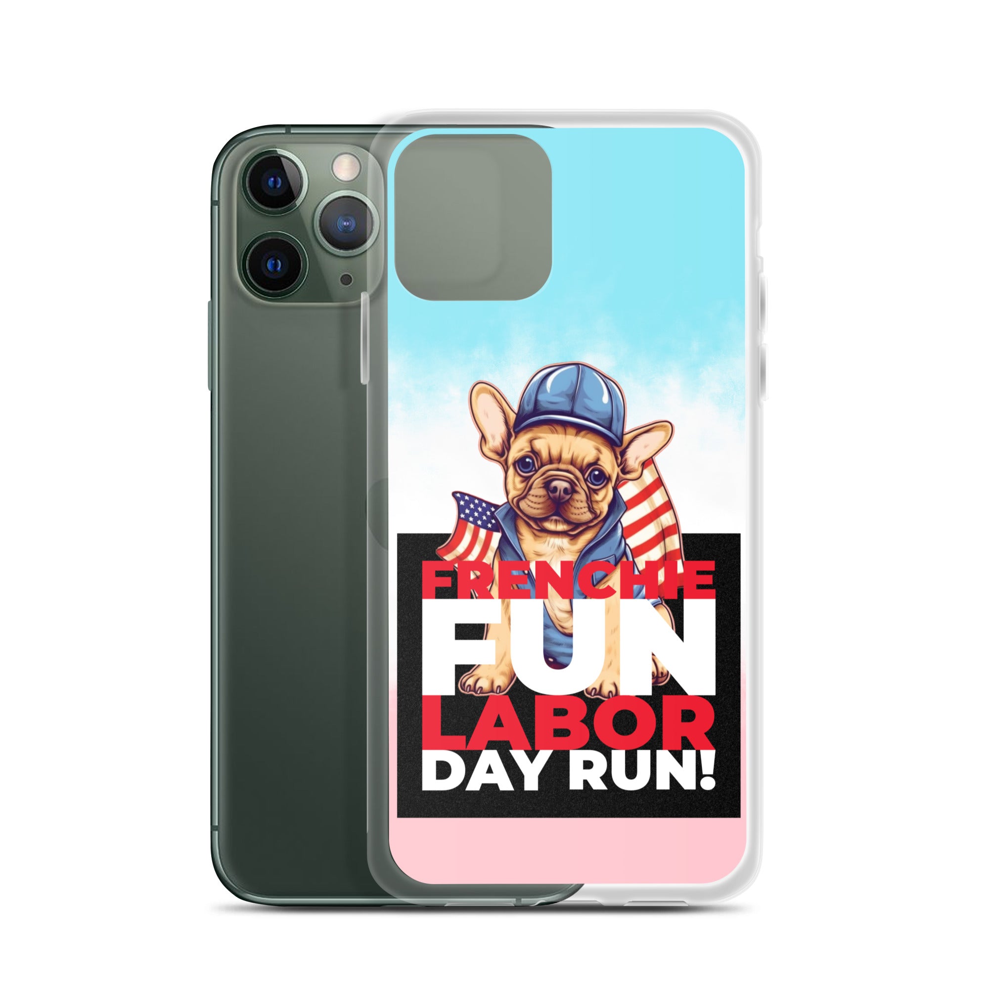Frenchie Fun - Clear Case for iPhone®