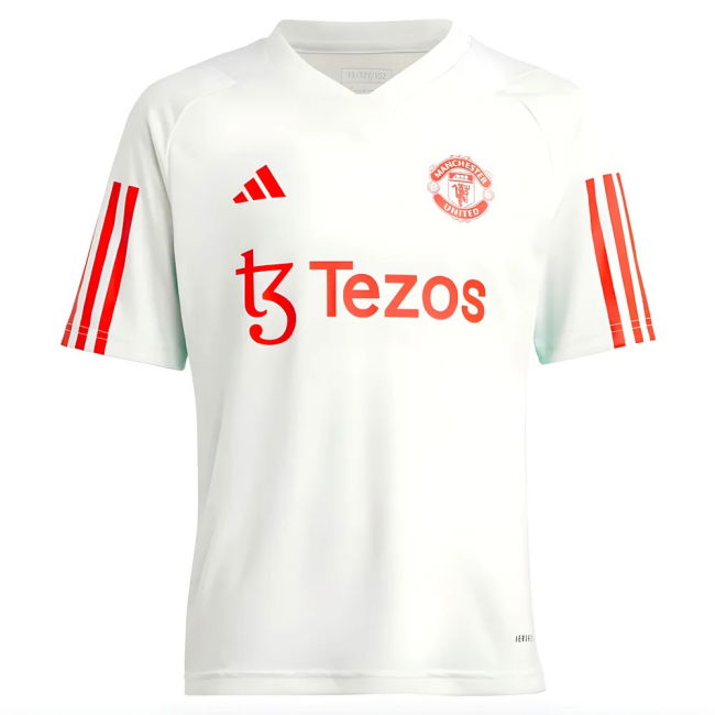 replica 2023-2024 Man Utd Training Jersey (White) - Kids