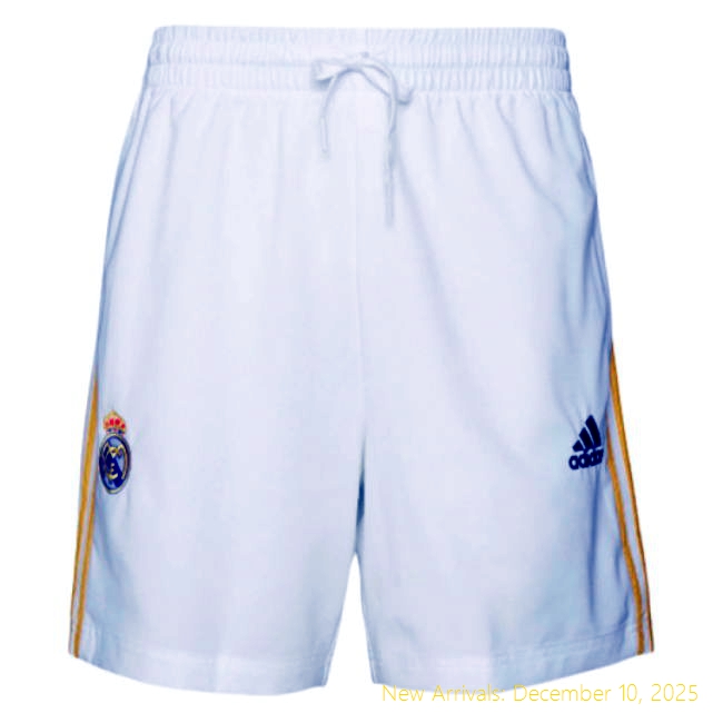 2023-2024 Real Madrid Home Shorts - High Quality Kit - White Color