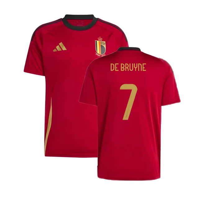 De Bruyne 7 Exclusive Collector Quality Belgium Home Unique Shirt