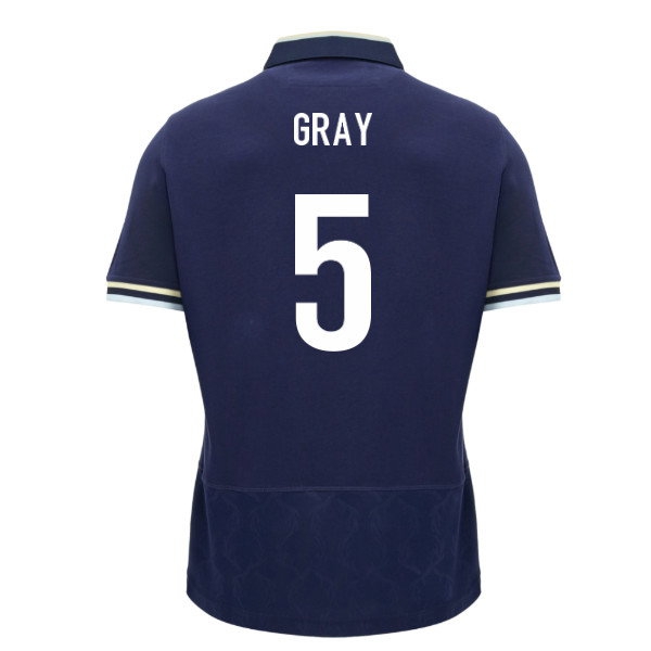 [DDJ] 2026 2027 Scotland Rugby Cotton SS Shirt Home Apparel (Gray 5)