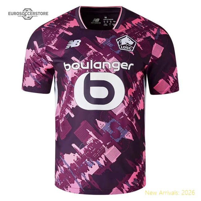 High-Quality Match-Day 2025-2026 Lille Fourth Shirt