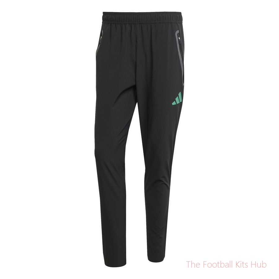 Algeria Training Trousers Tiro 25 Competition Travel Vis Tech - Black
