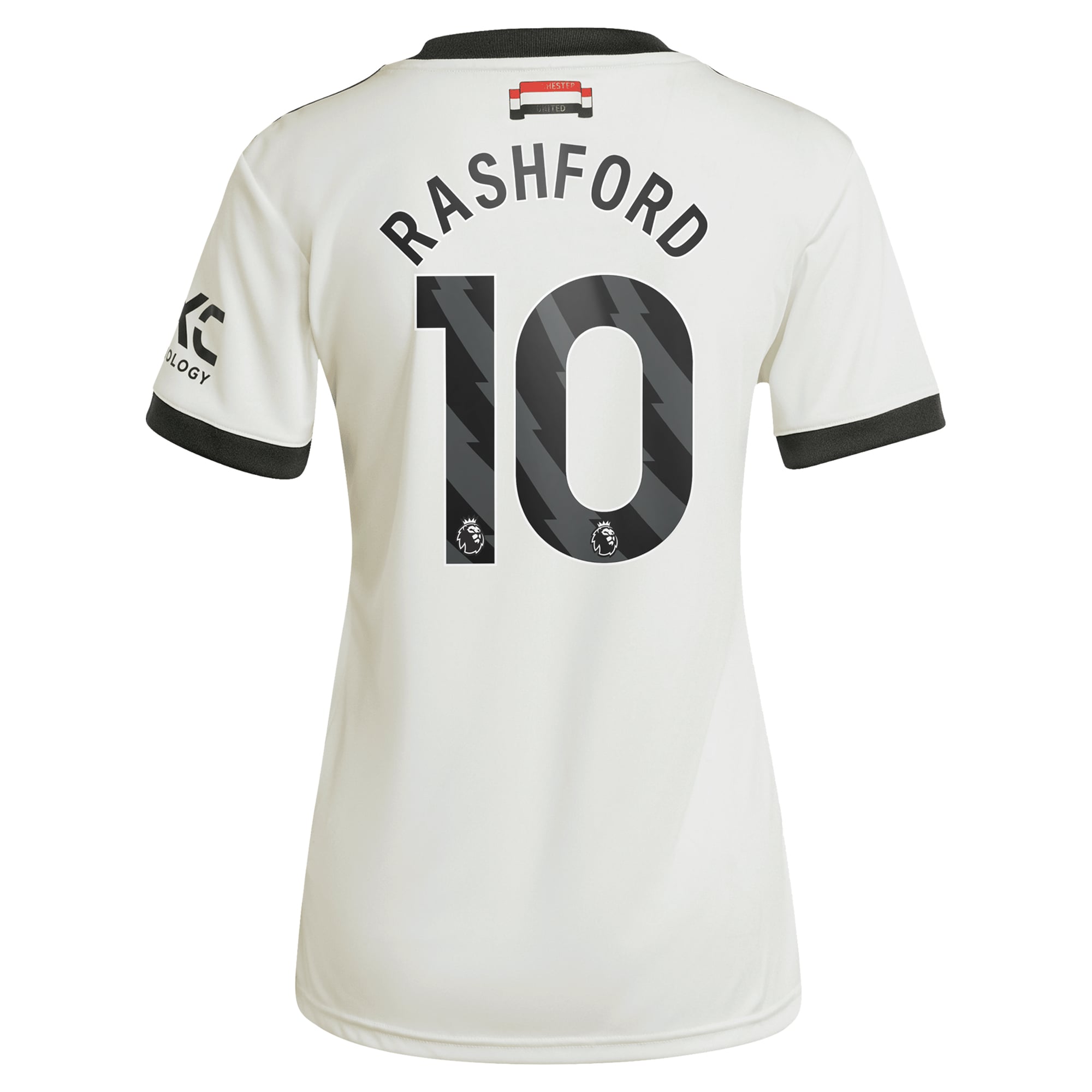 [SJH] Marcus Rashford Manchester United Originals Women's 2024/25 Third Replica Jersey - Cream