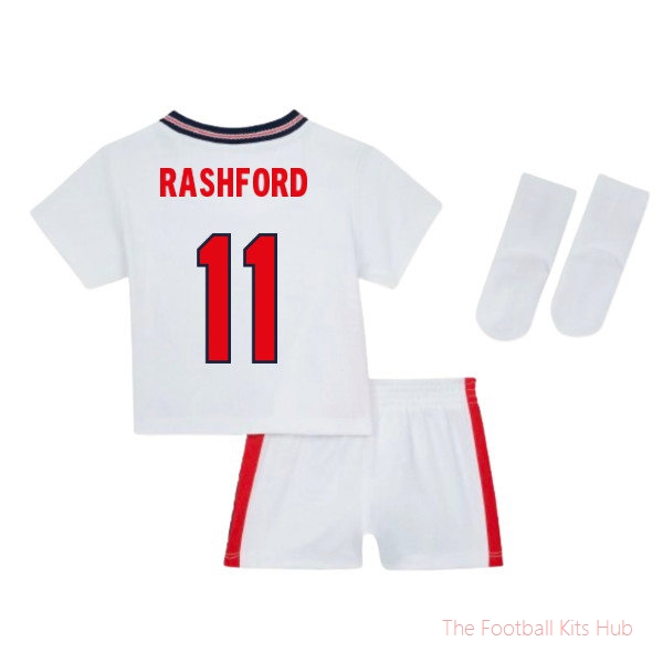 Soccer Club England 2026-2027 Home Baby Kit (Rashford 11)