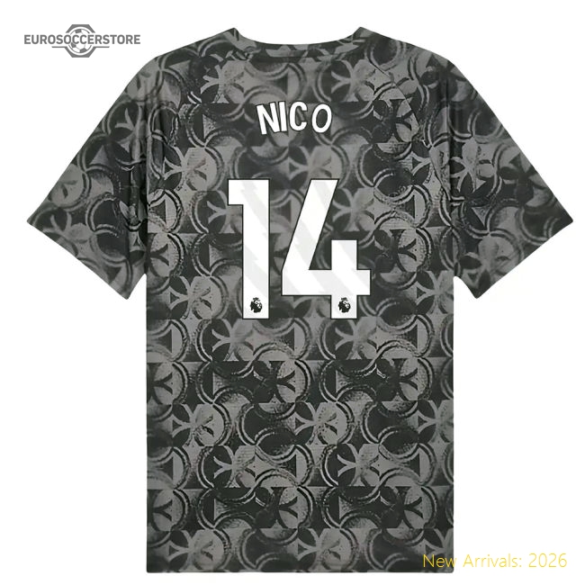 2025-2026 Premier Team Home Pro-level Jersey Nico Adidas Climacool