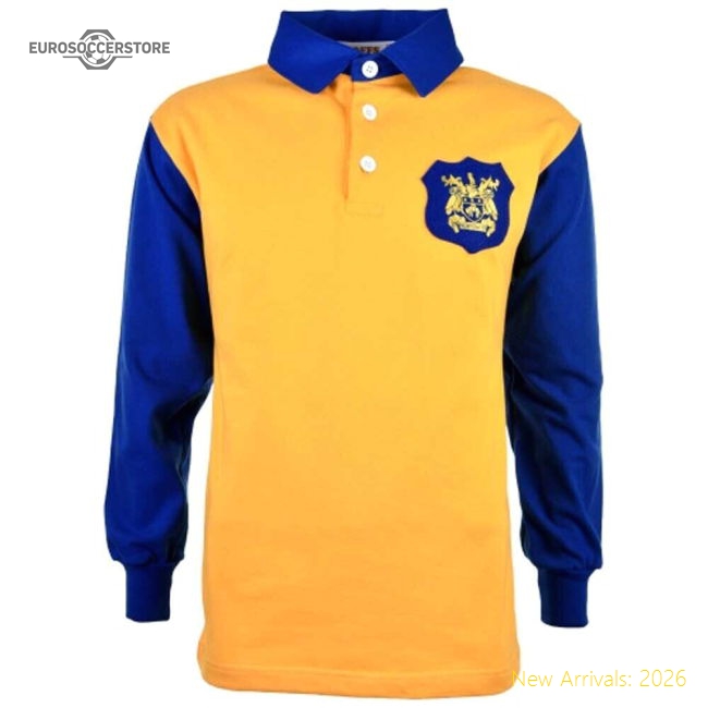 Leeds United 1950s John Charles Retro Football Shirt - Economical