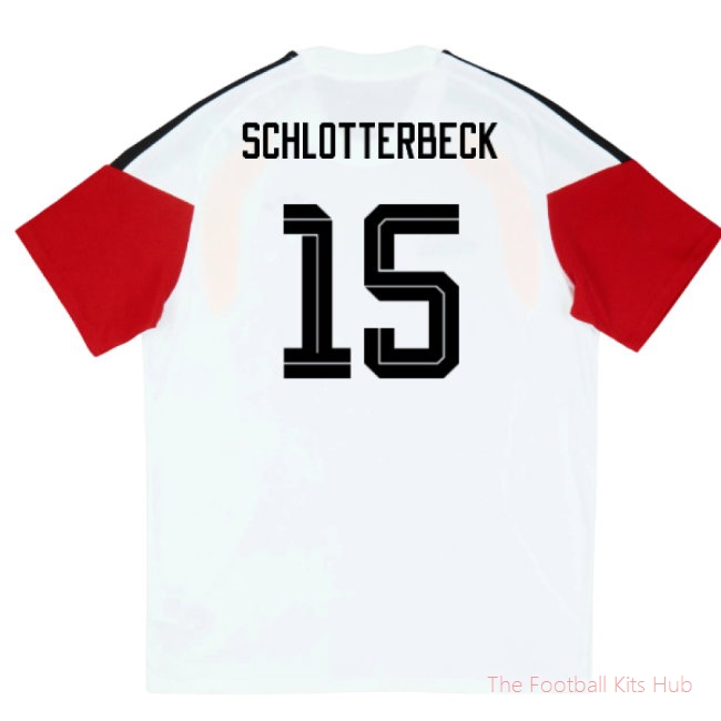 2026-2027 Germany Training Tee (White) - Kids (Schlotterbeck 15)