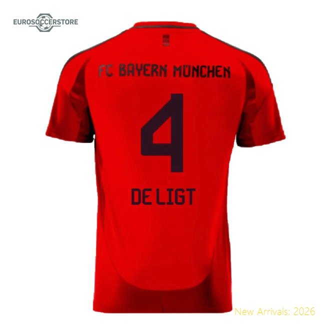 2024-2025 Bayern Munich Home Shirt (Kids) (De Ligt 4)
