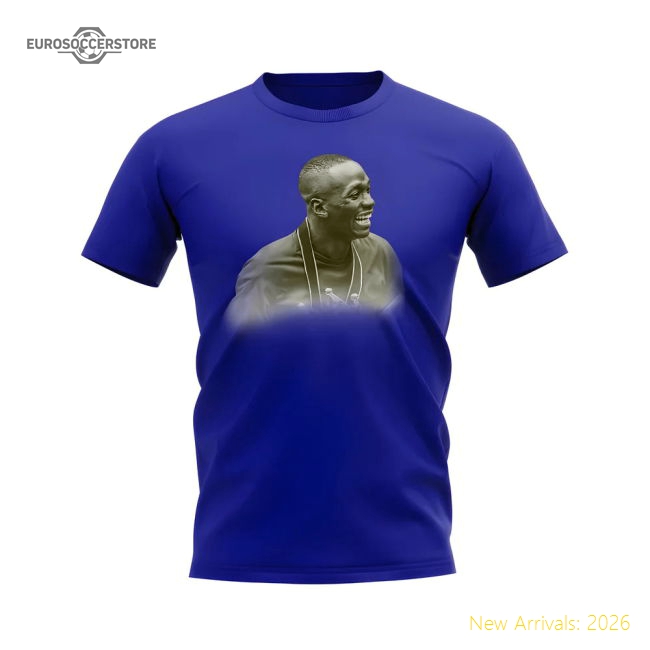 Official Claude Makelele Chelsea Legend T-shirt (blue) - Premium