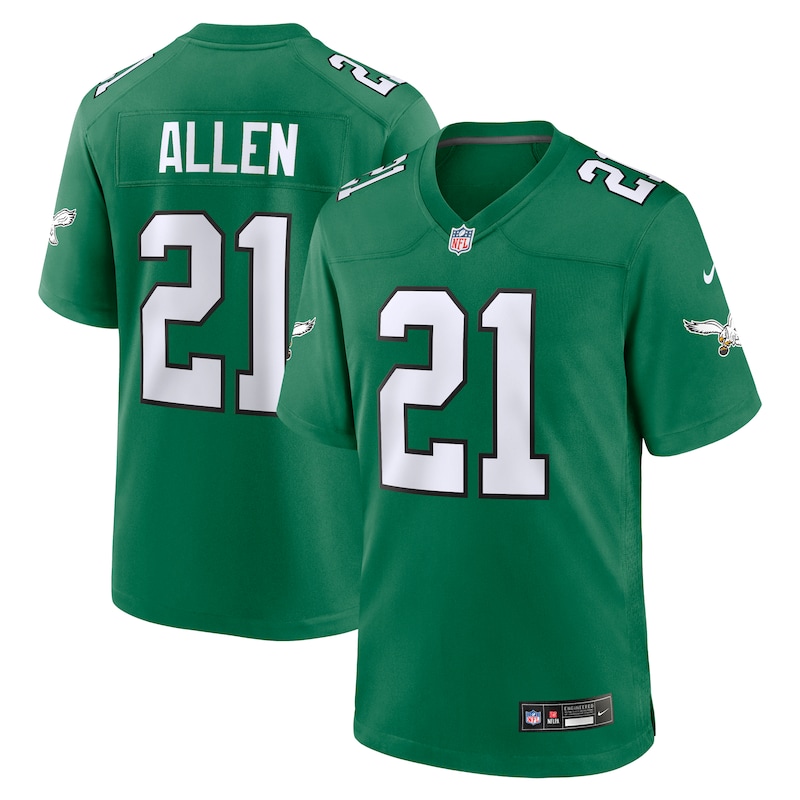 None Eric Allen Philadelphia Eagles Retro Fan Favorite Football Appare