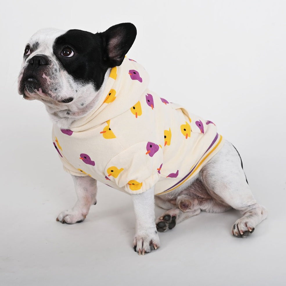 I Love Ducks - French Bulldog Hoodie (WJ06)