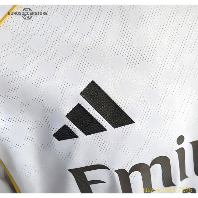 Authentic Real Madrid Home Jersey Athletic Fit Lightweight