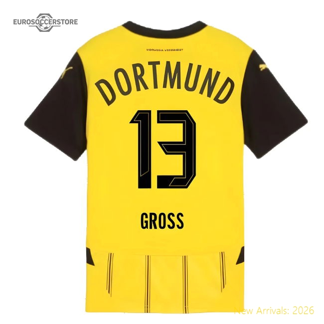Genuine 2024-2025 Borussia Dortmund Home Shirt (Kids) (Gross 13)