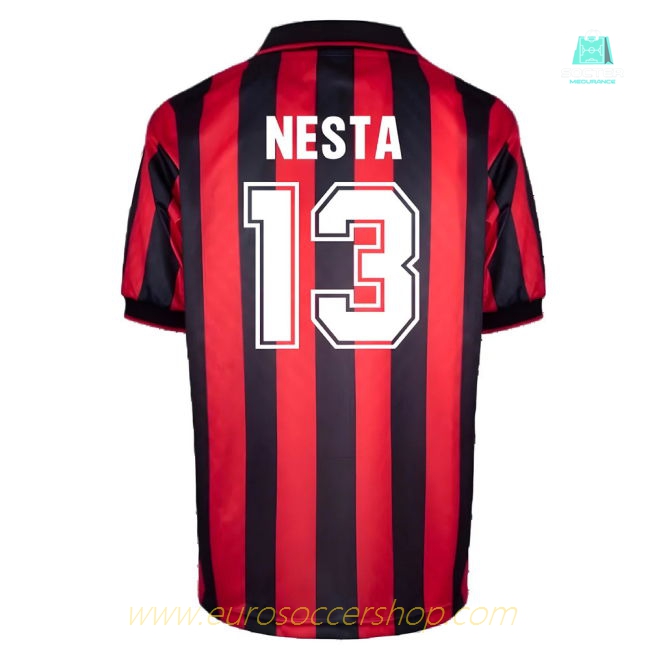 AC Milan 1996 Home Retro Shirt (NESTA 13)