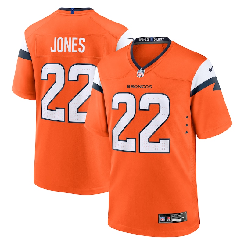 None Brandon Jones DEN Broncos Vintage Genuine Jersey Football Apparel