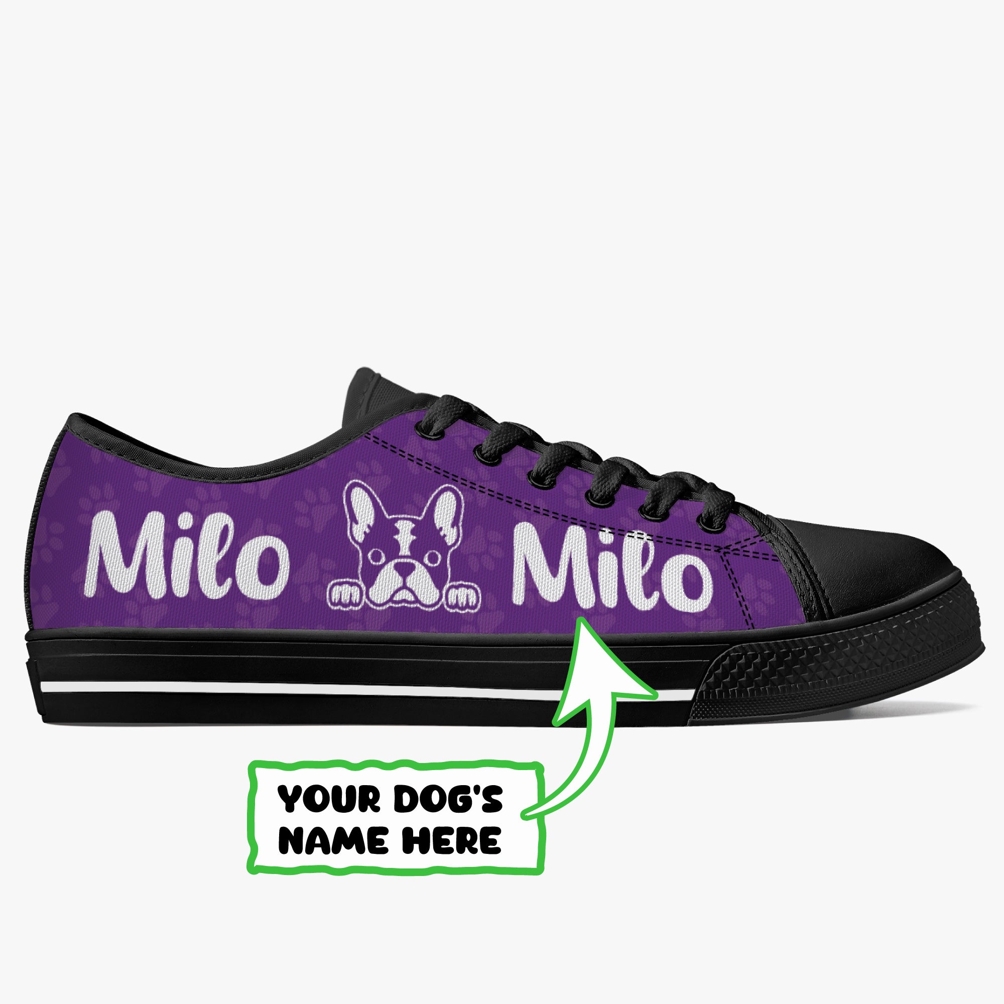 Classic Low-top Canvas Shoes Pet Owner Apparel | Unique Design