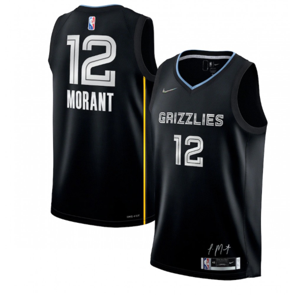 Fan Favorite Exclusive Men's MEM #12 Ja None Basketball Jersey