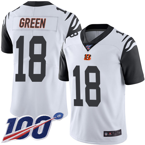 NFL CIN Bengals #18 A.J. Green Green Limited Jersey - H-v8