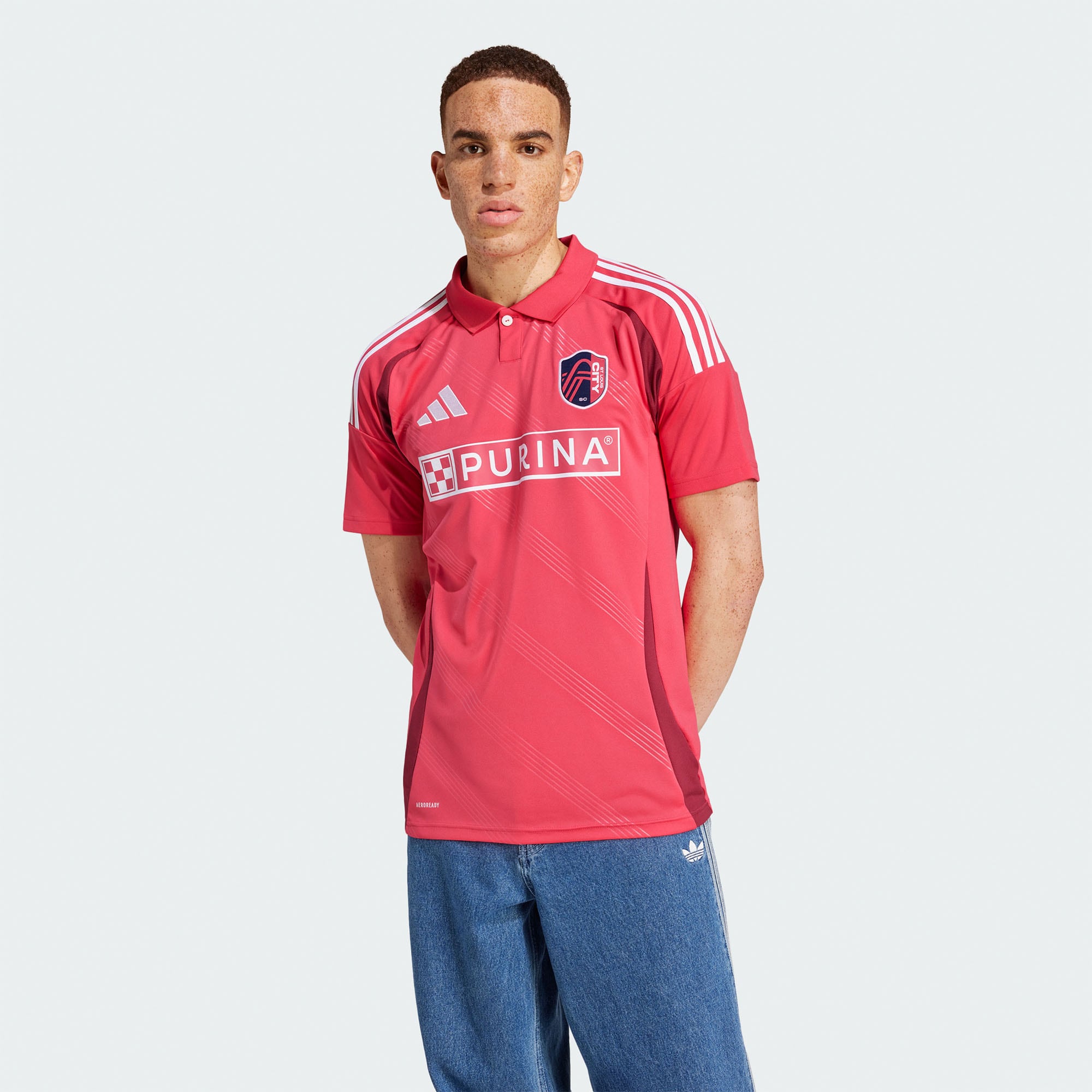 [SJH] St. Louis City SC 2025 Forever CITY Red Replica Jersey - Red