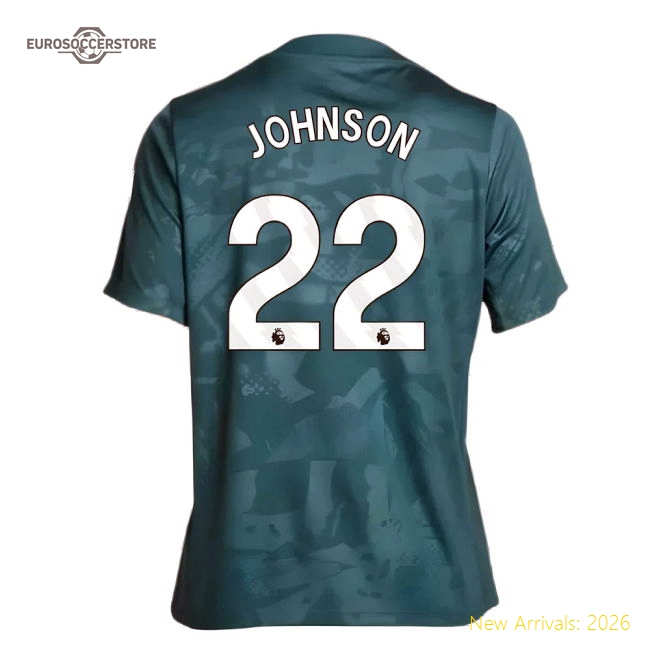 Football Team Kids Johnson Jersey Performance Fabric Lightweight