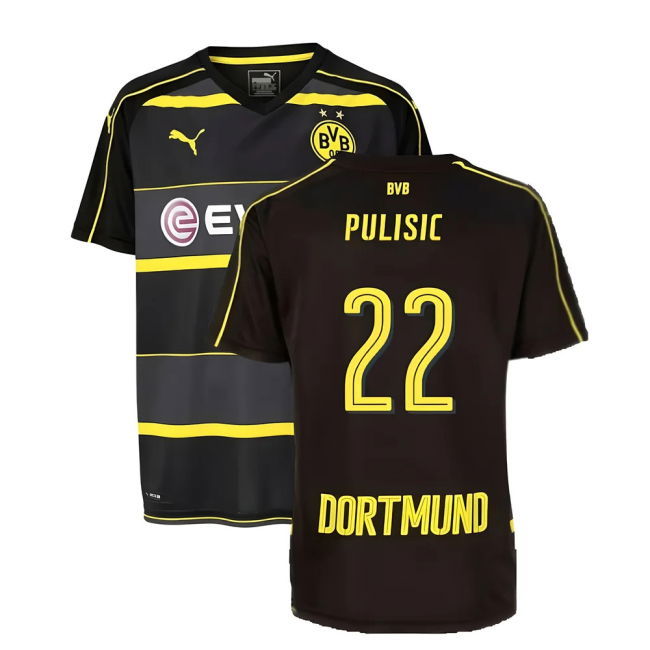 Borussia Dortmund 2025-2026 Away Football Kit ((Mint) | Best Value