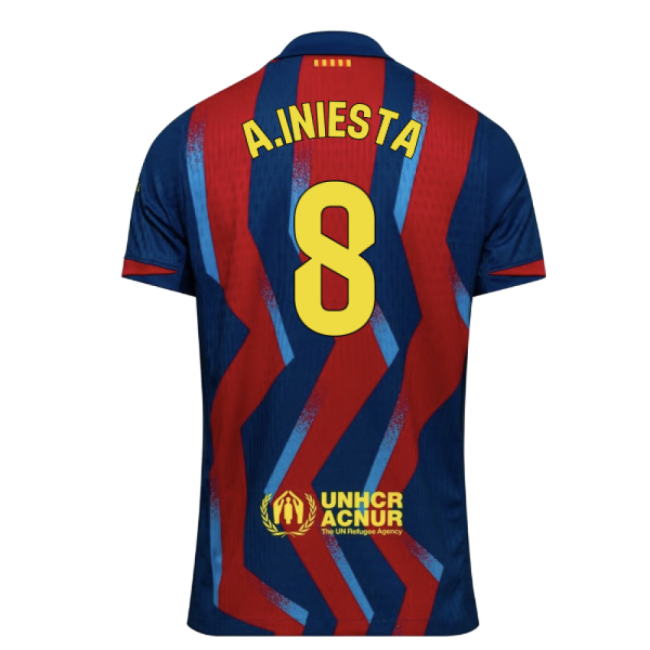Barcelona Dri-Fit Fan Version For Adults (A.Iniesta Football Shirt
