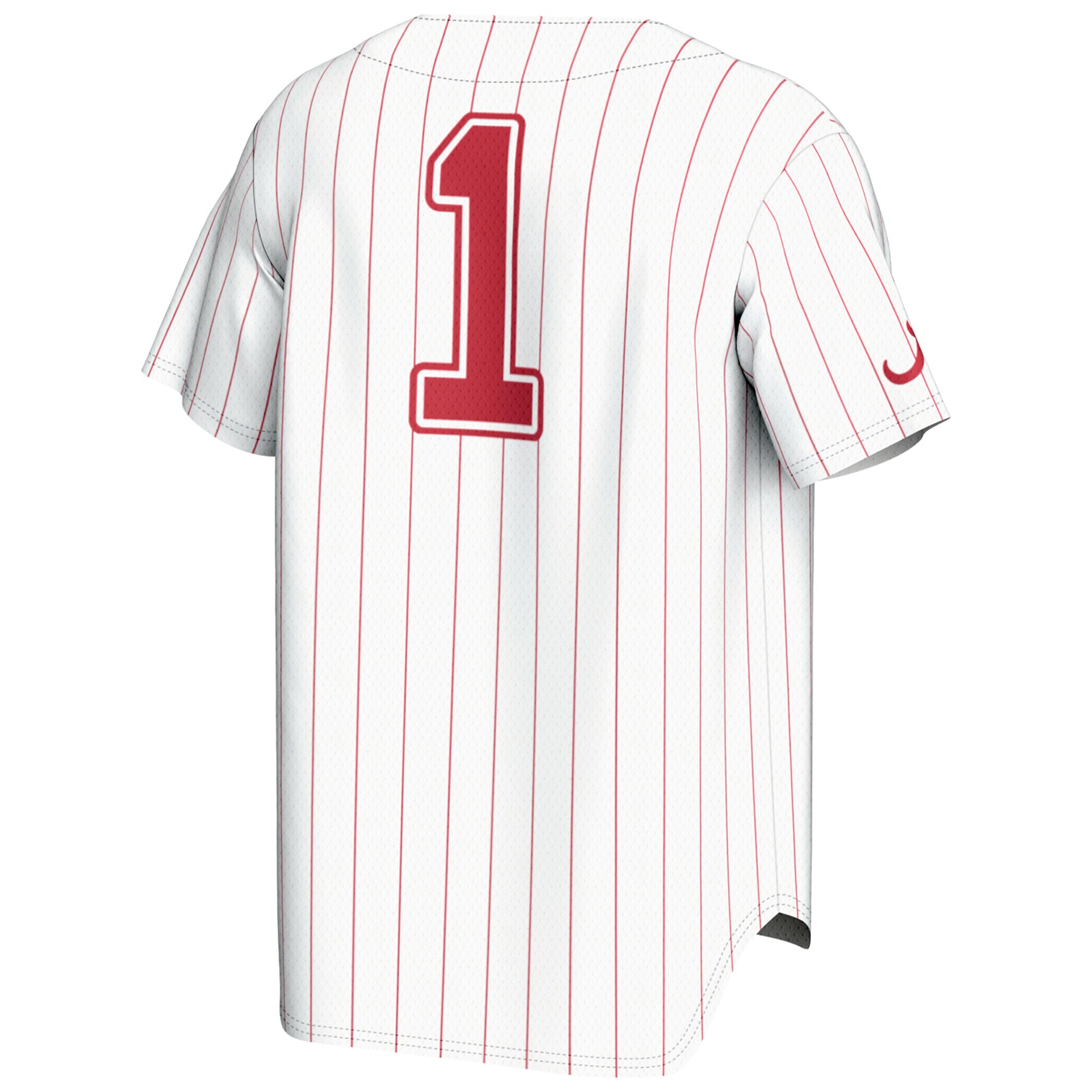 [NJP] Alabama Crimson Tide GameDay Greats Youth Lightweight Baseball Fashion Jersey - White